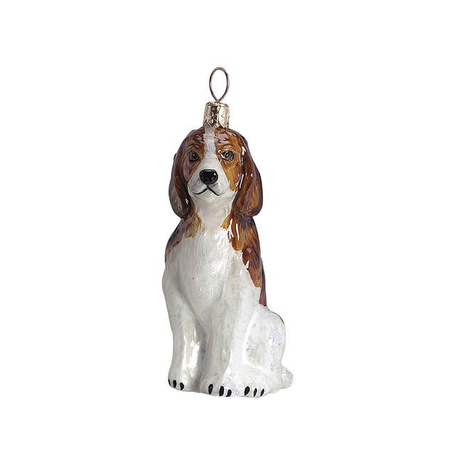 Beagle Luxury Glass Ornament by Joy To the World
