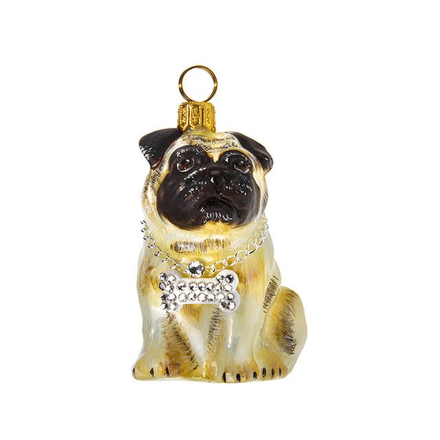 Pug Christmas Ornament  from Joy To The World