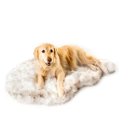 PupRug Faux Fur Orthopedic Dog Bed
