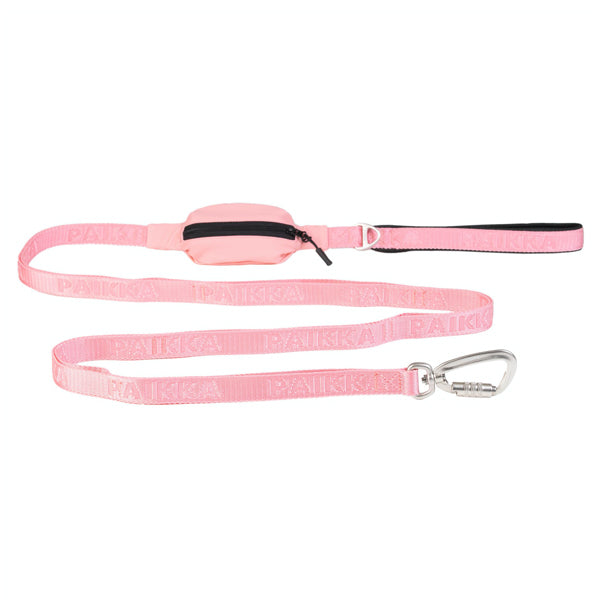 Paikka dog leash in pink