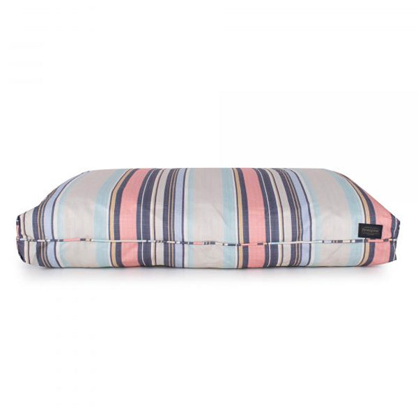 Pendleton dog bed in coral stripe