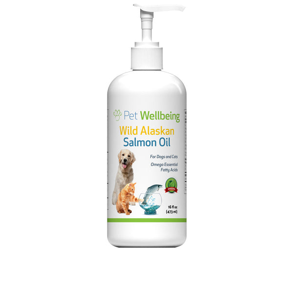 Maintain healthy skin and shiny coats for pets with Wild Alaskan Salmon Oil.