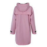 Pink waterproof rain jacket by Paikka