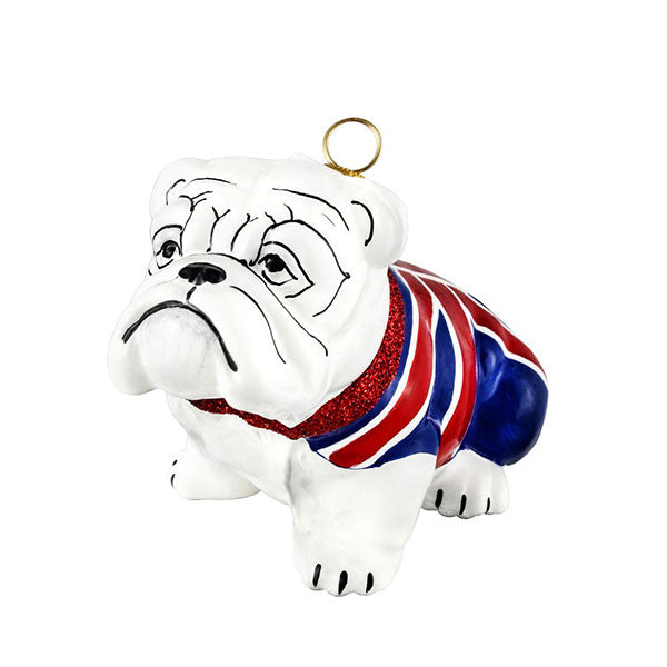 Joy to the world collectibles bulldog christmas ornament and decor