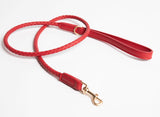 2.8 Designs Ferdinando designer dog leash in red.