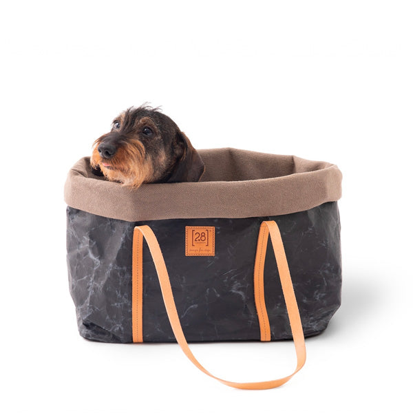 2.8 Design for Dogs Margaret Dog Bag in Brown/Tan