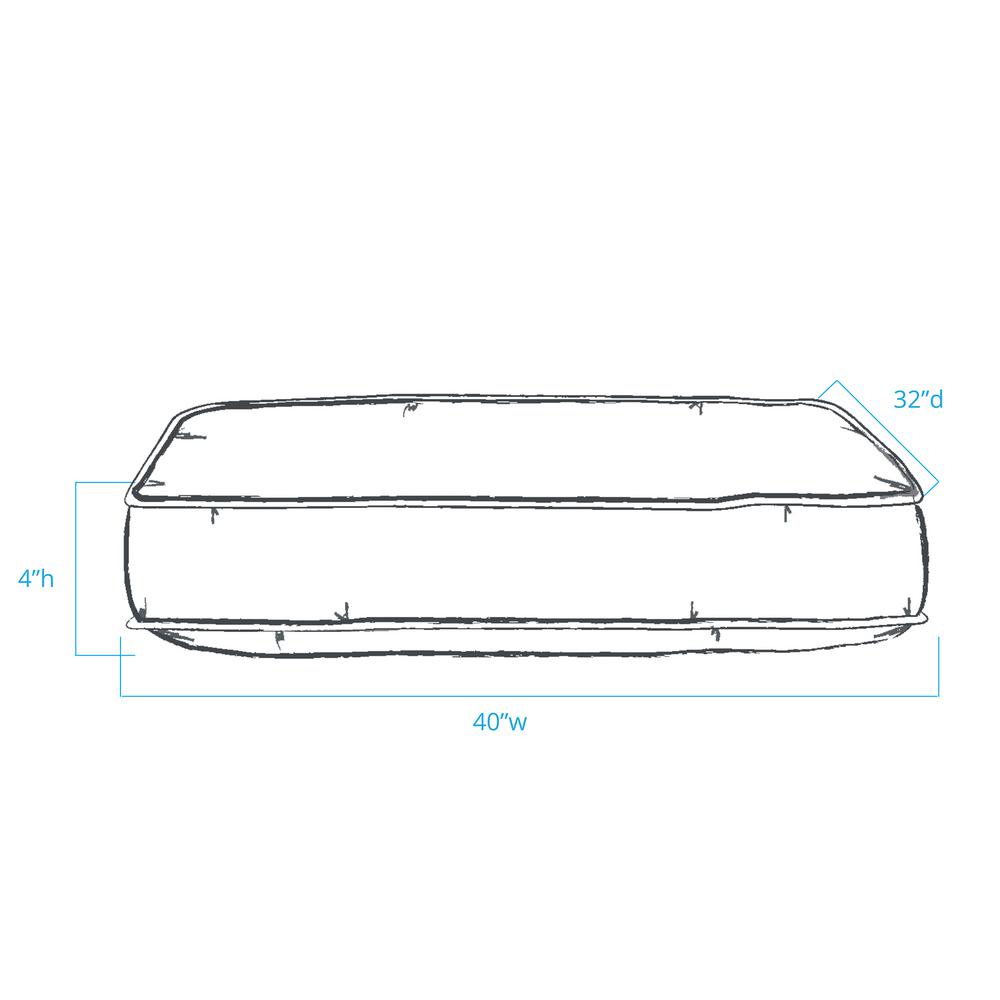 Dog bed pillow sizing chart