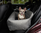 Car seat for a french bulldog dog