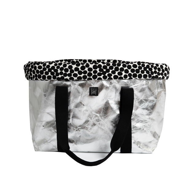 Dorothea Silver Dotto Dog Carrier For Medium Size Pets