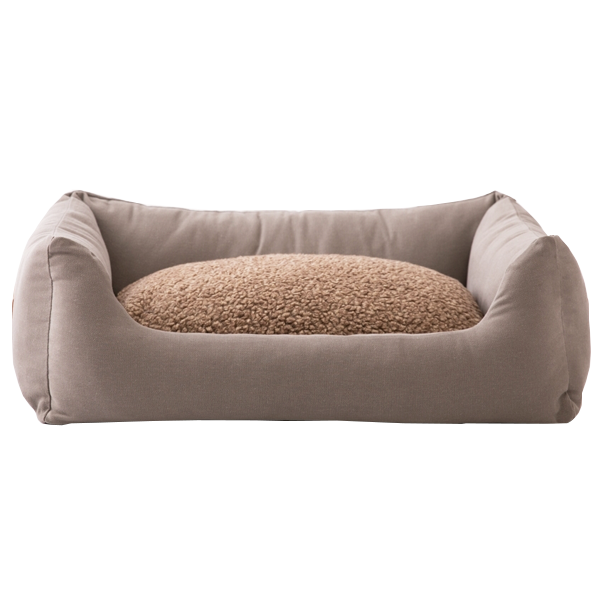 Designer cotton canvas all natural dog bed from Italy
