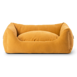 Luxurious orange dog bed from Italian design label Due Punto Otto 2.8 Designs