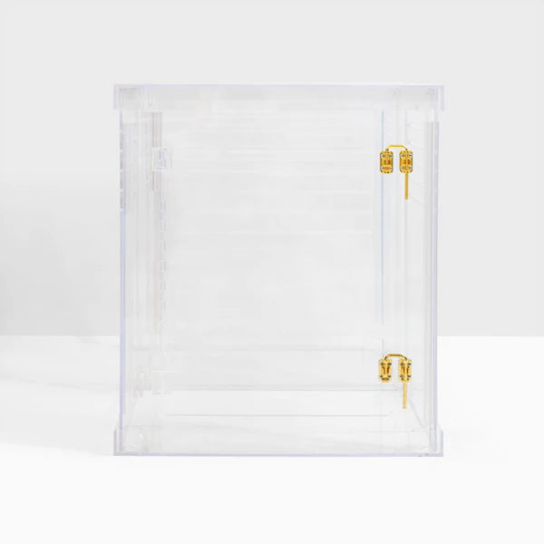 Hiddin clear acrylic dog crate for a medium size dog