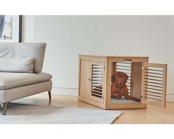 Stylish modern dog crate for large and medium size dogs