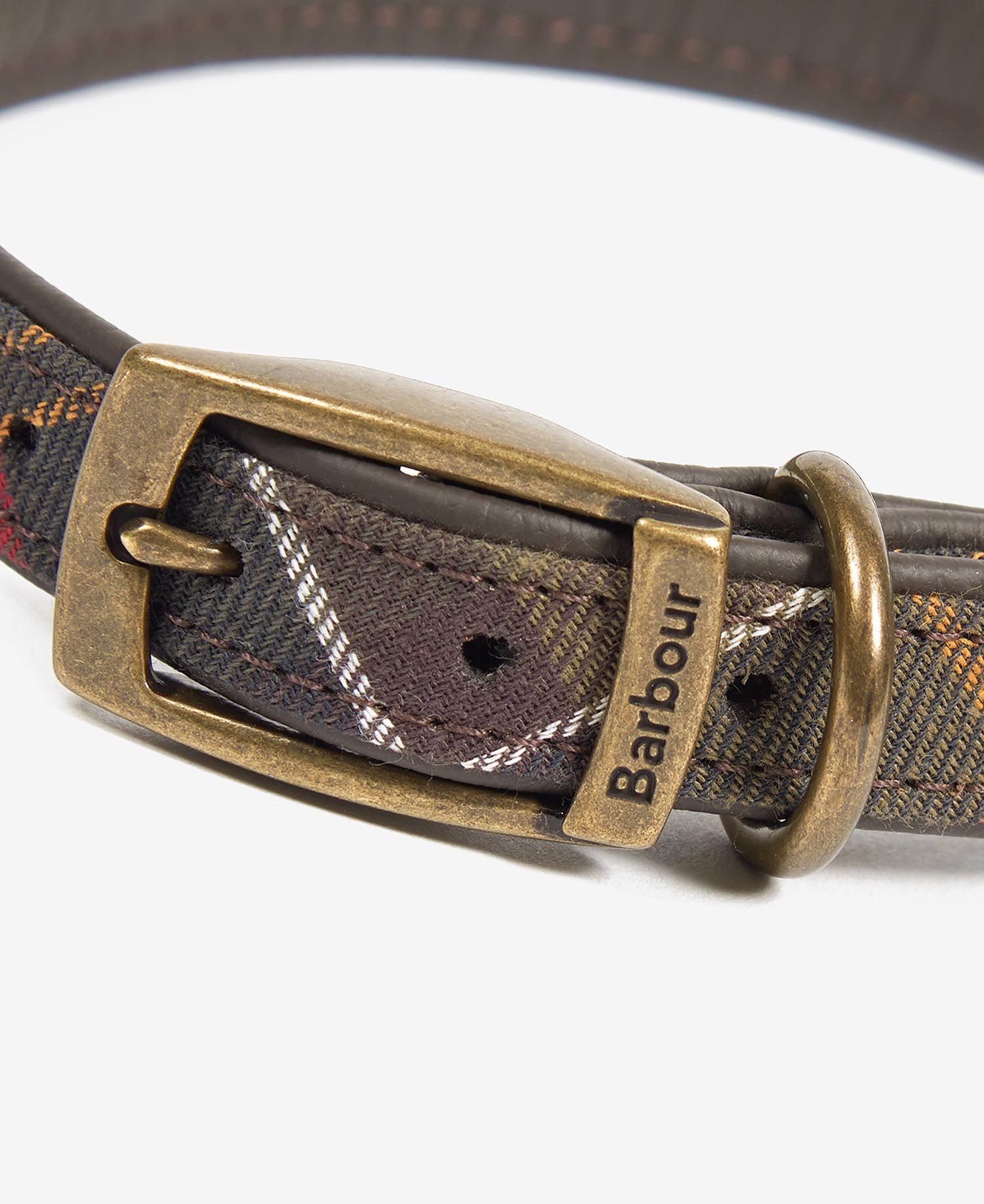 Luxury Barbour dog collar 