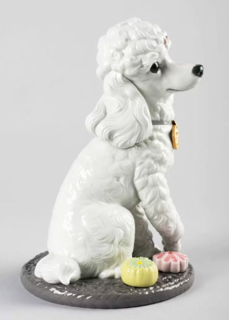 Lladro Poodle with Mochis make the best mother's day gift
