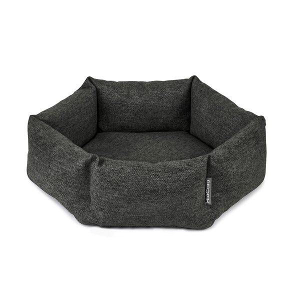 MiaCara Calma Cat Bed Hexagon - Dark Grey