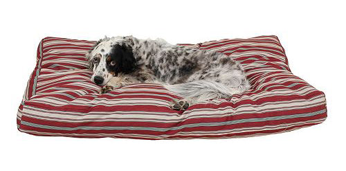 Large dog on jamison outdoor dog pillow bed