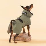 Waterproof rain jacket for dogs by Paikka