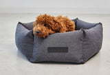 Poodle sleeping on Miacara Felice dog bed
