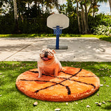 PupRug Faux Fur Orthopedic Dog Bed Basketball