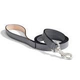 Dog leash made in Italy from luxurious Saffiano leather