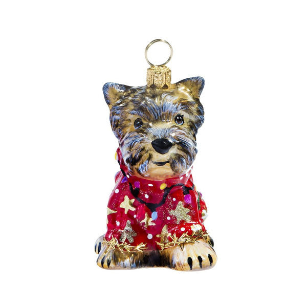 Yorkie Dog ornament and decor by Joy To the World